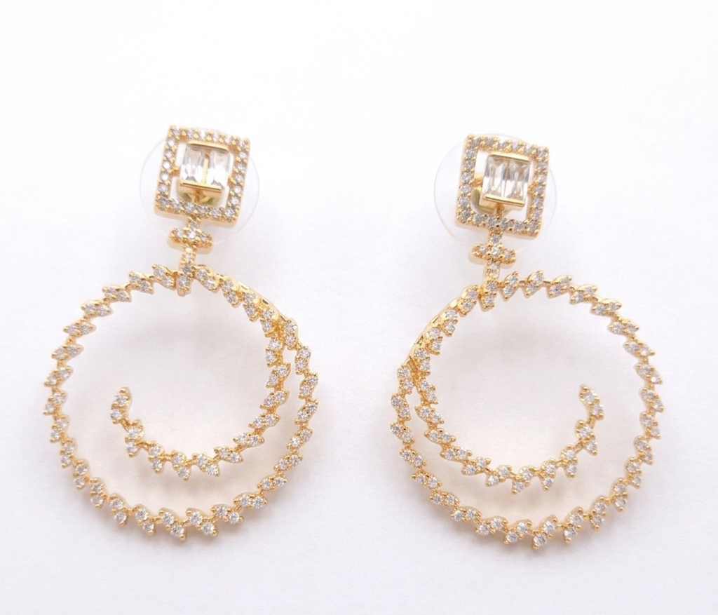 Zircon Stone Earrinng