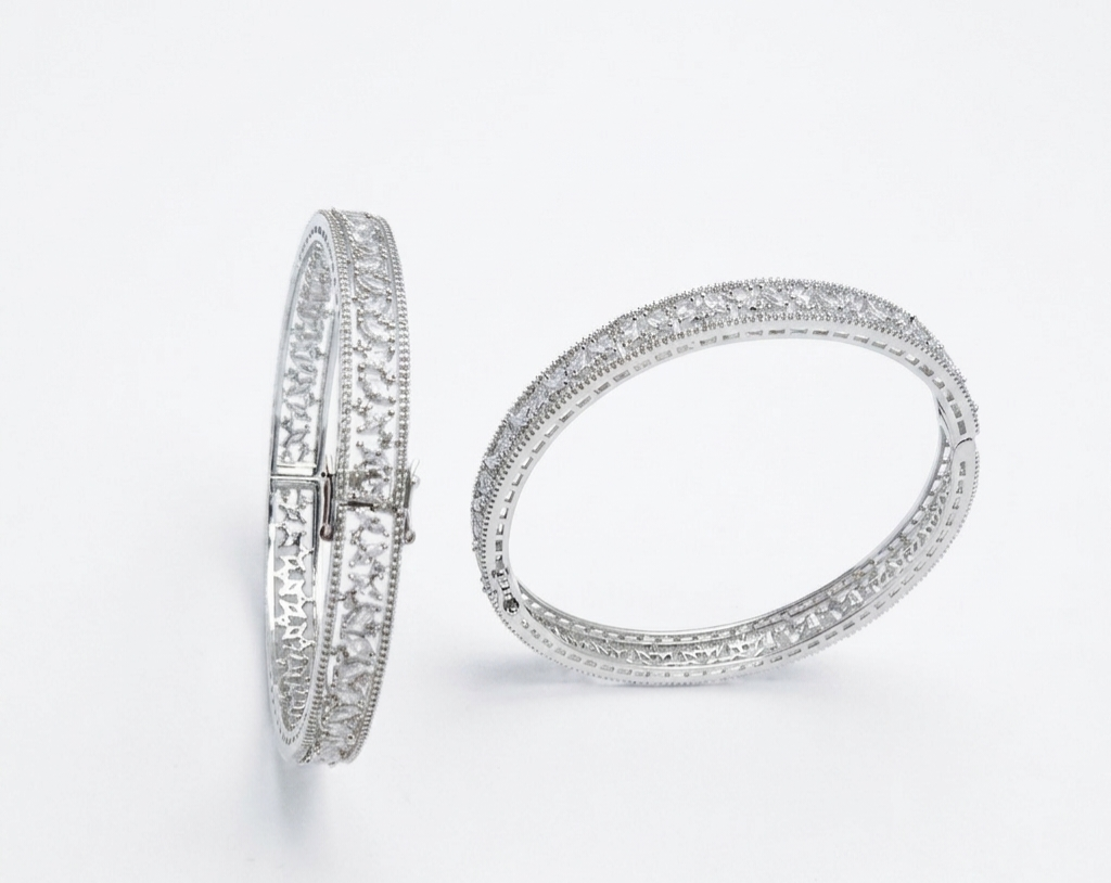 Zircon Stone Bangles