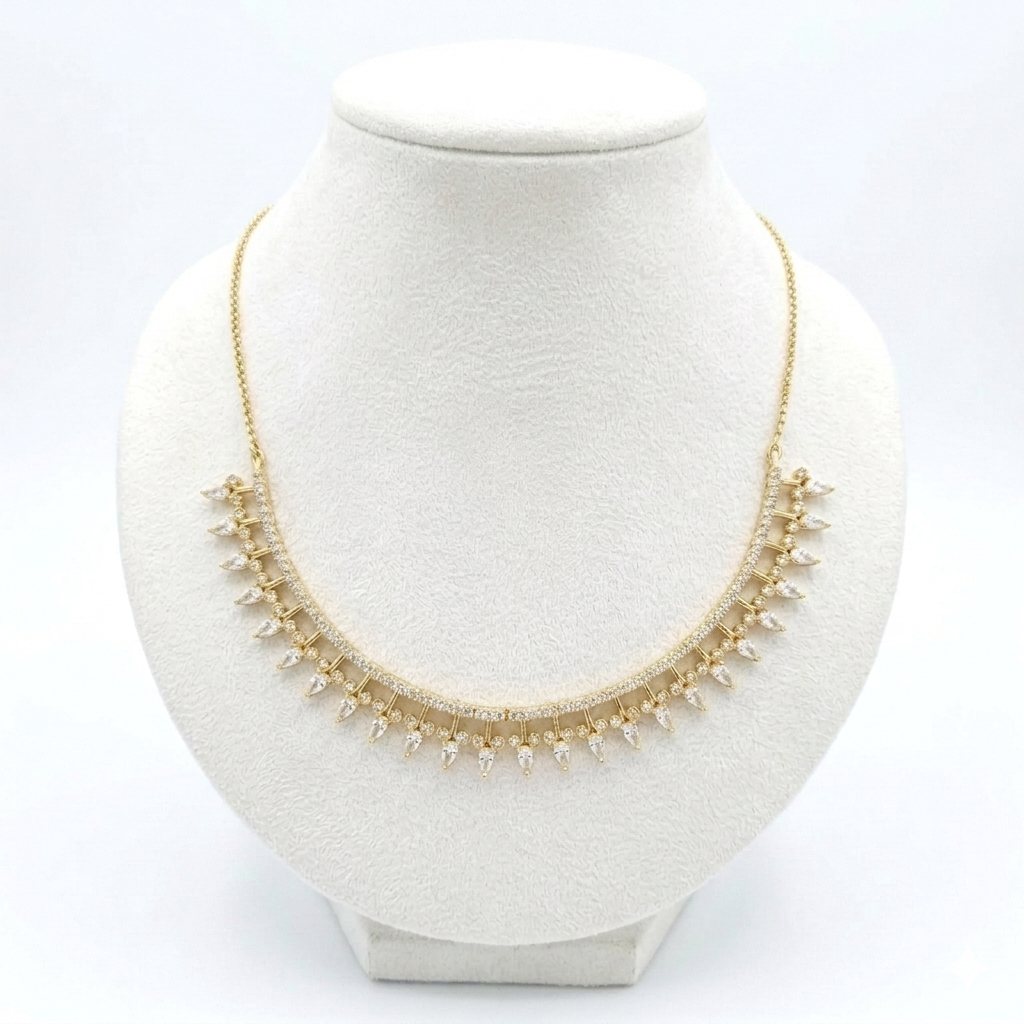 Zircon Stone Necklace