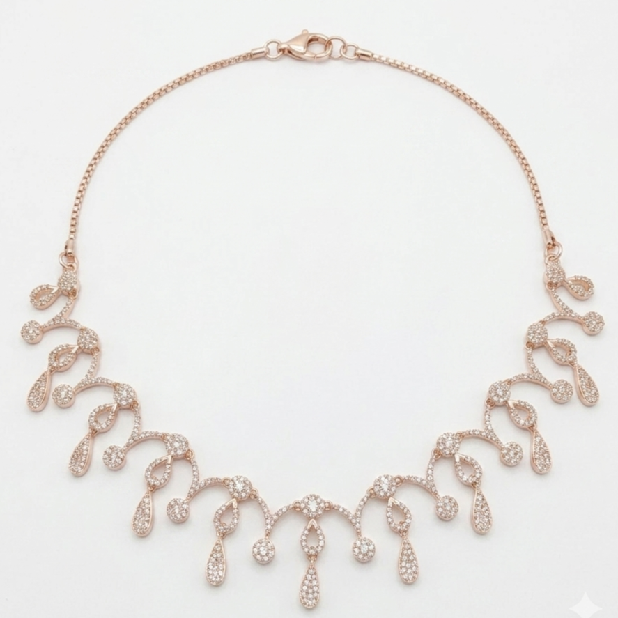 Zircon Stone Necklace