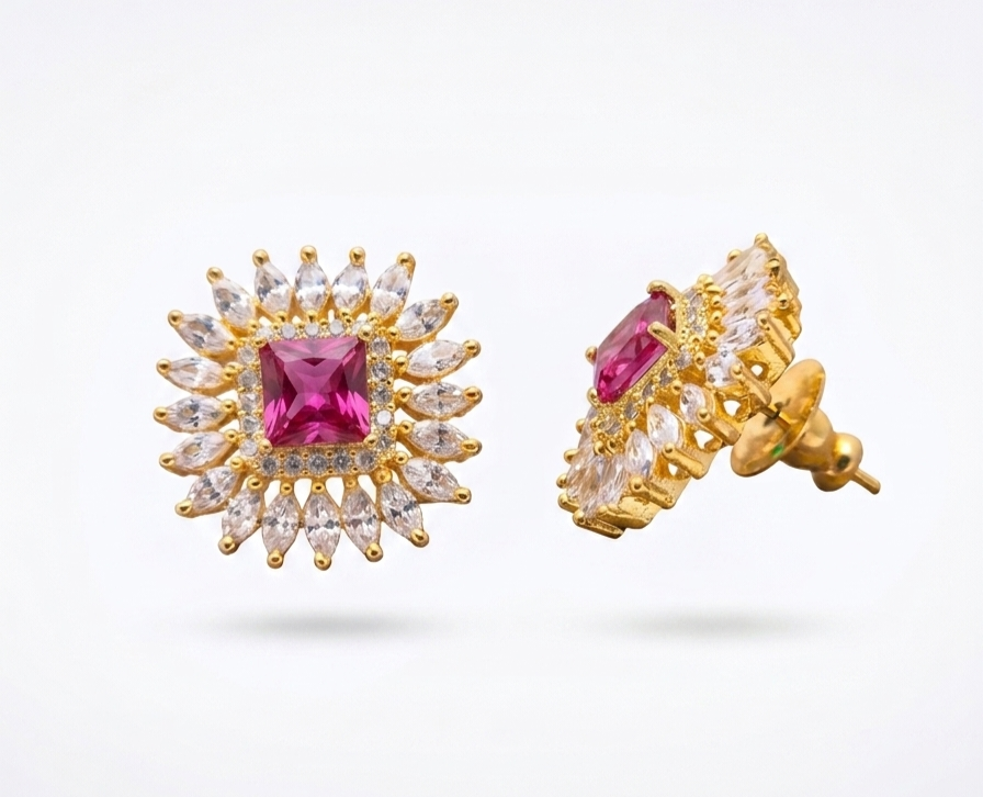 Zircon Stone Earring