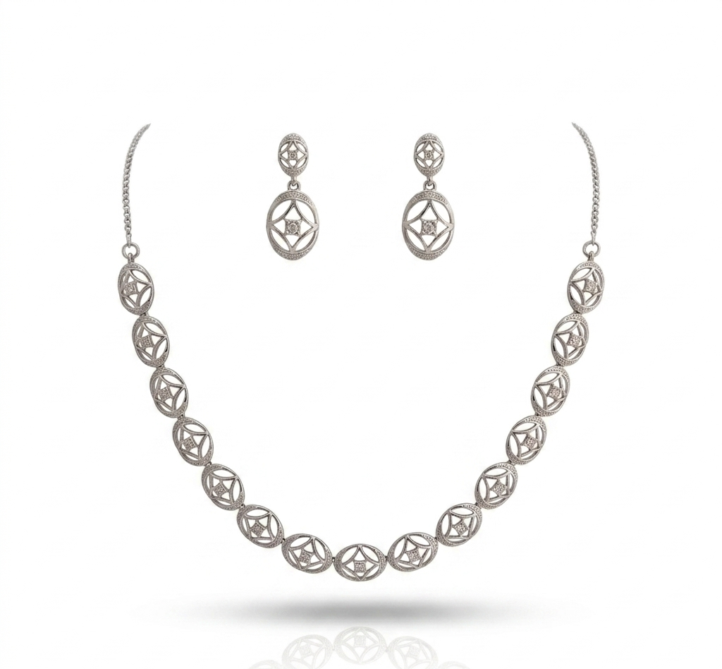 Zircon Stone Necklace