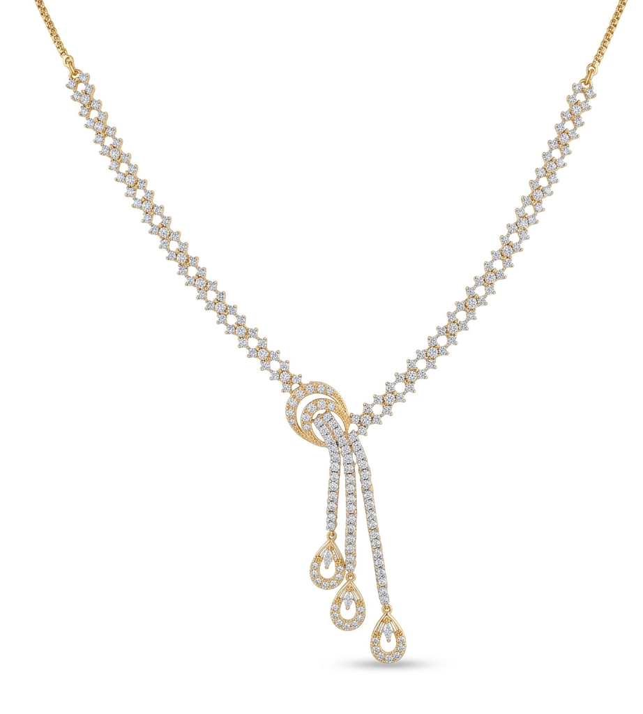 Zircon Stone  Necklace
