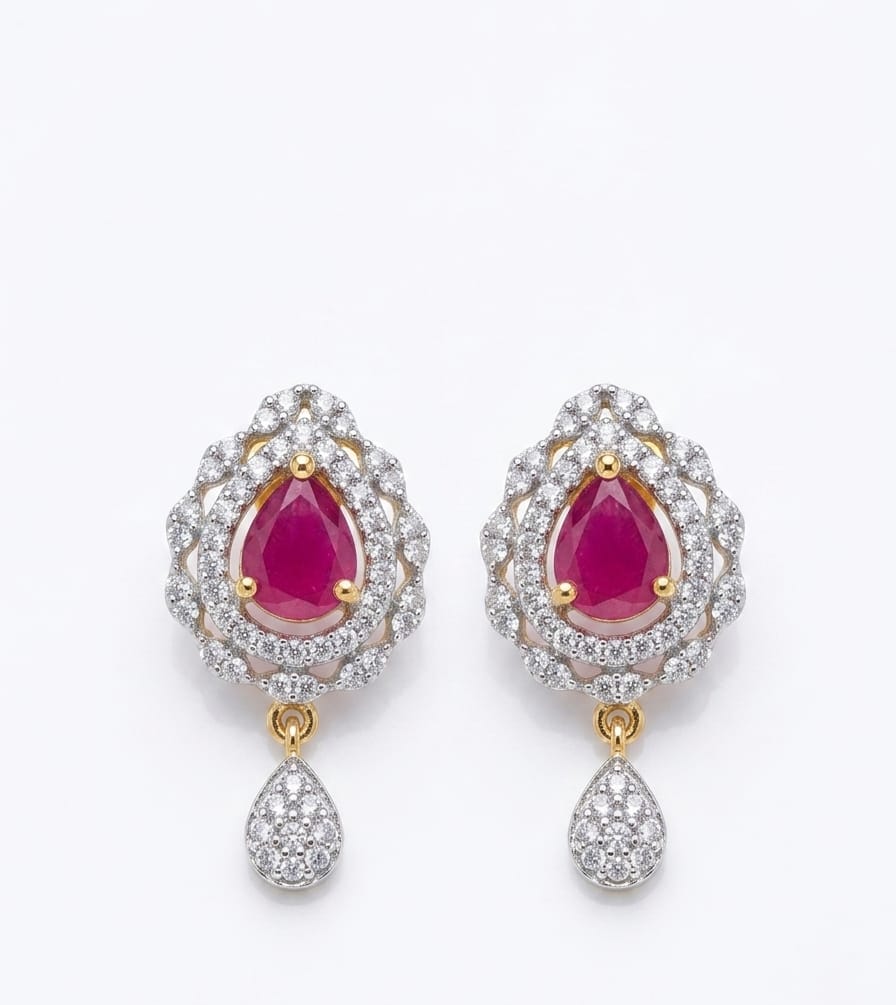 Zircon Stone Earring