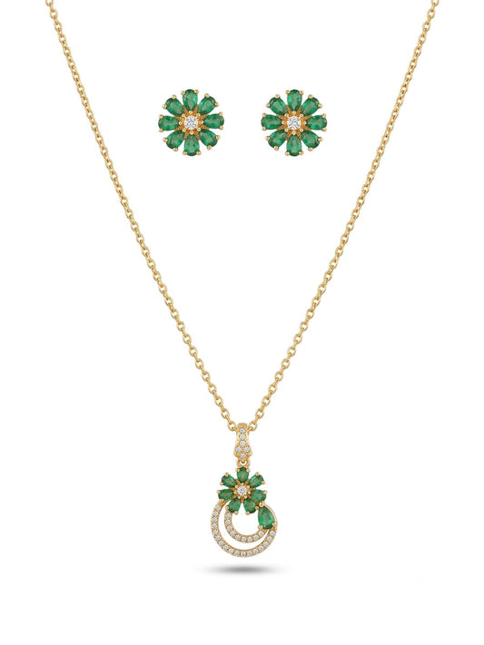 Pendant with Chain💚(16 inch)