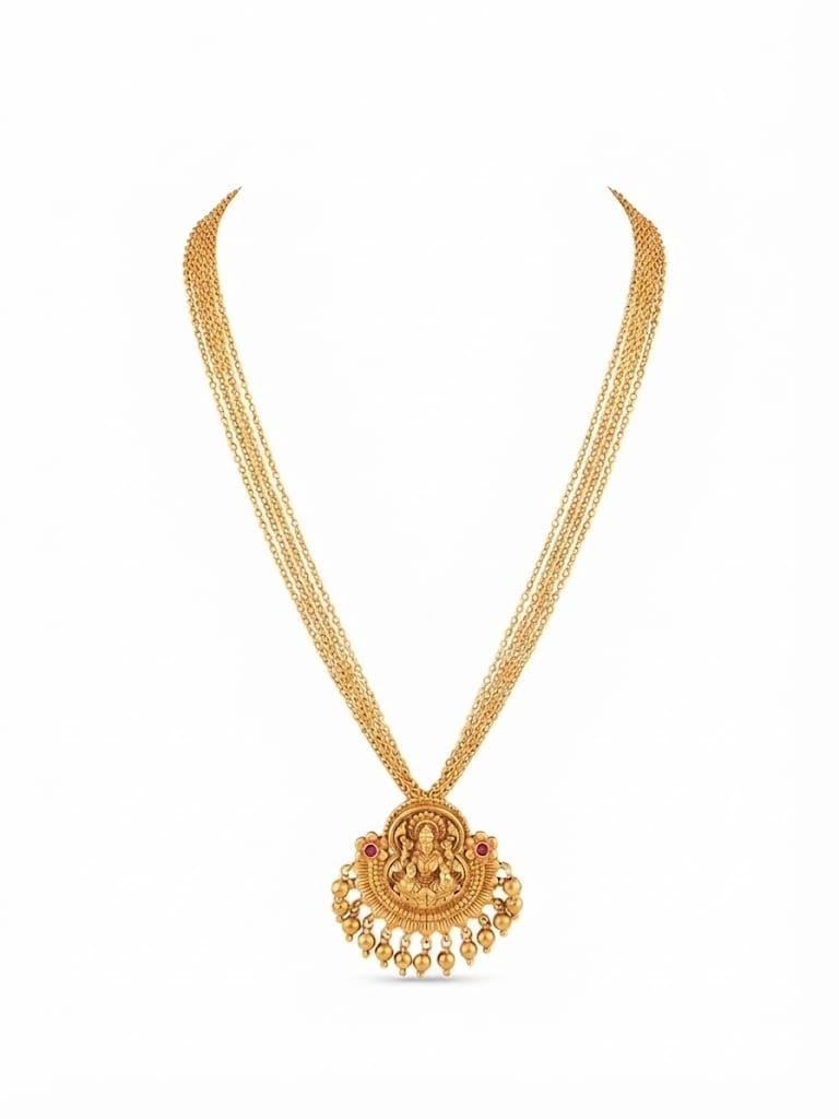 Beaded Pendant Necklace Set