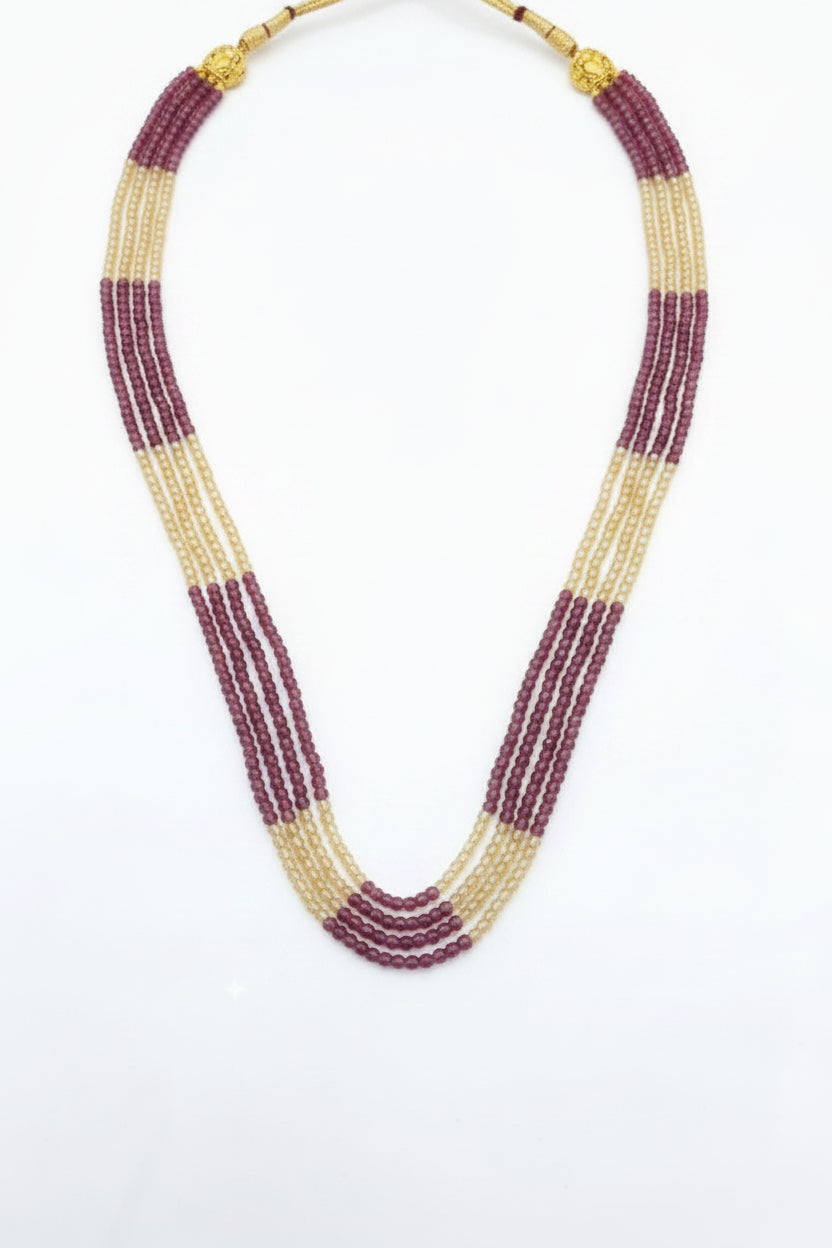 Beaded Pendant Necklace Set