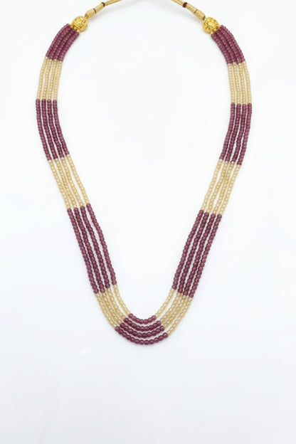 Beaded Pendant Necklace Set