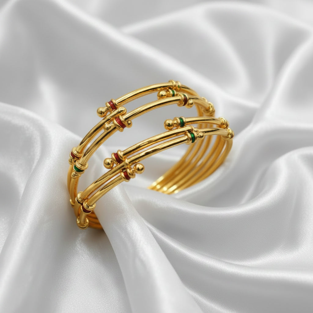 Elegant Gold Finish Designer Bangles | Traditional & Modern Women’s Jewellery