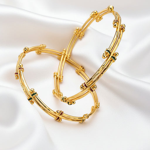 Elegant Gold Finish Designer Bangles | Traditional & Modern Women’s Jewellery