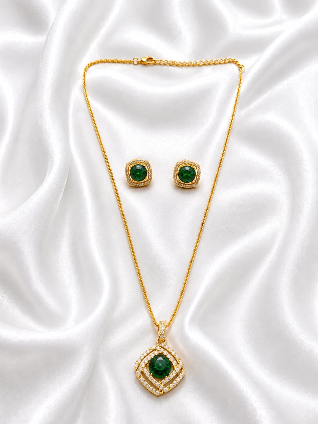 Multi Colour🌈 - Pendant with Chain (18 inch)
