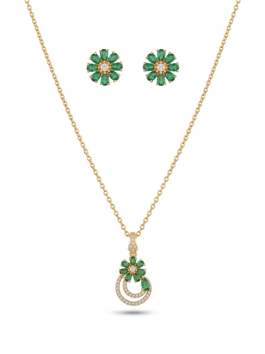 Multi Colour🌈 - Pendant with Chain(16 inch)