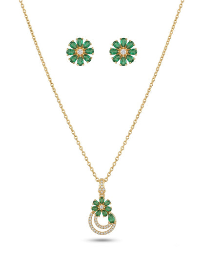 Multi Colour🌈 - Pendant with Chain(16 inch)