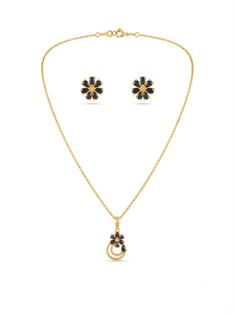 Multi Colour🌈 - Pendant with Chain(16 inch)