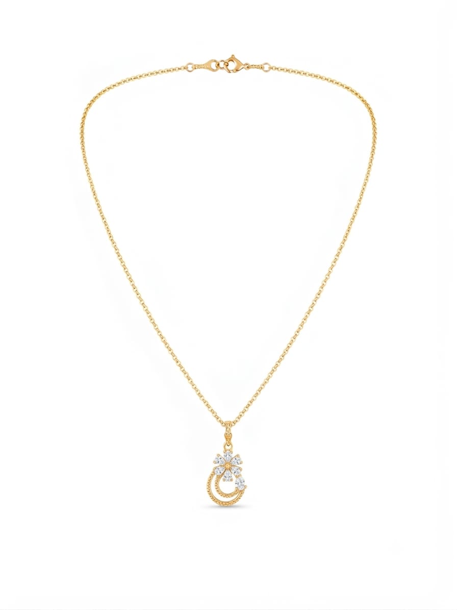 Multi Colour🌈 - Pendant with Chain(16 inch)