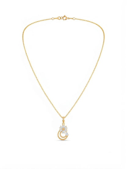 Multi Colour🌈 - Pendant with Chain(16 inch)
