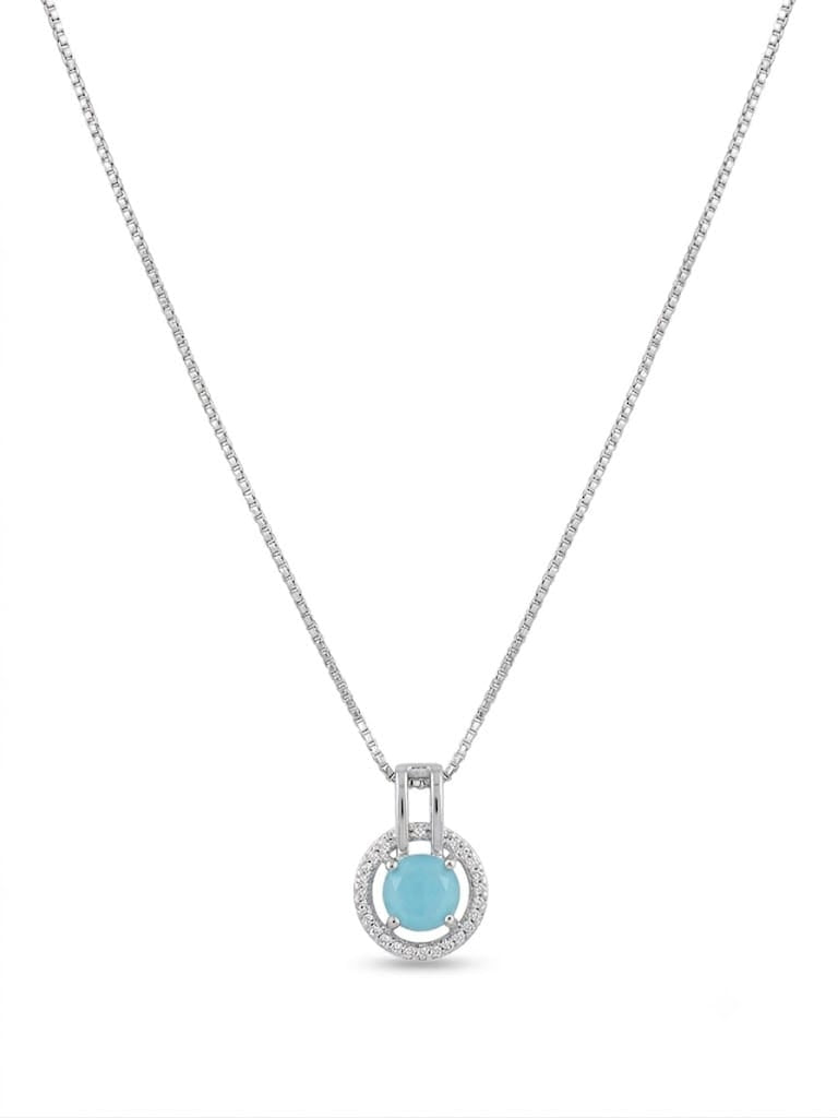 Multi Colour🌈 - Pendant with Chain(18 inch)