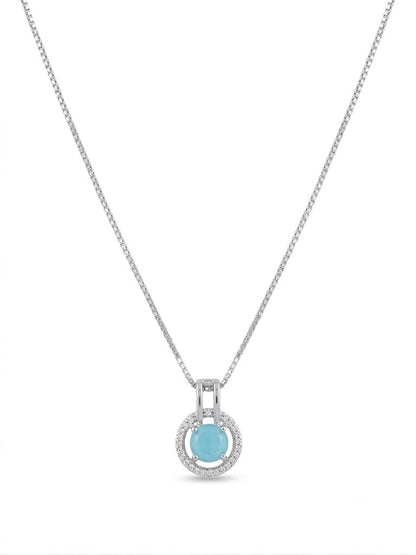 Multi Colour🌈 - Pendant with Chain(18 inch)