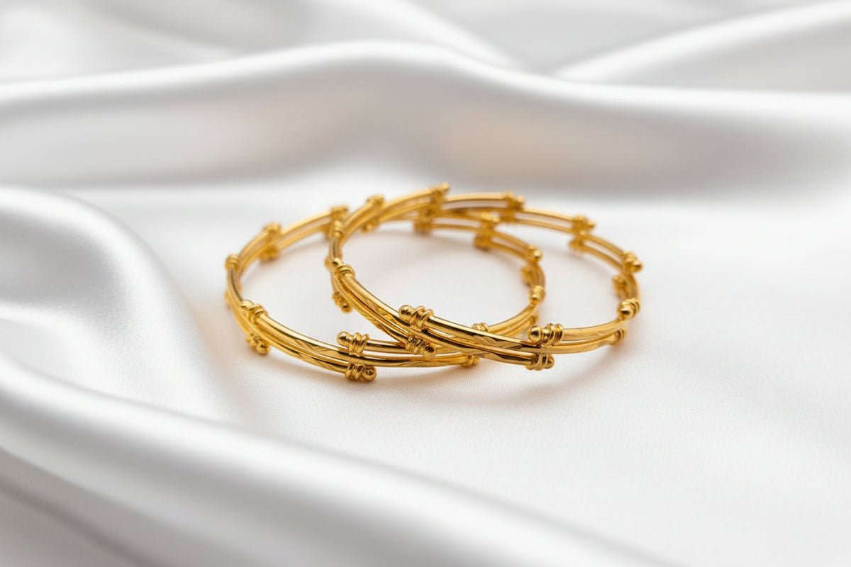Elegant Gold Finish Designer Bangles | Traditional & Modern Women’s Jewellery