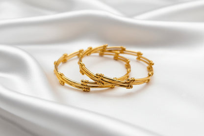 Elegant Gold Finish Designer Bangles | Traditional & Modern Women’s Jewellery