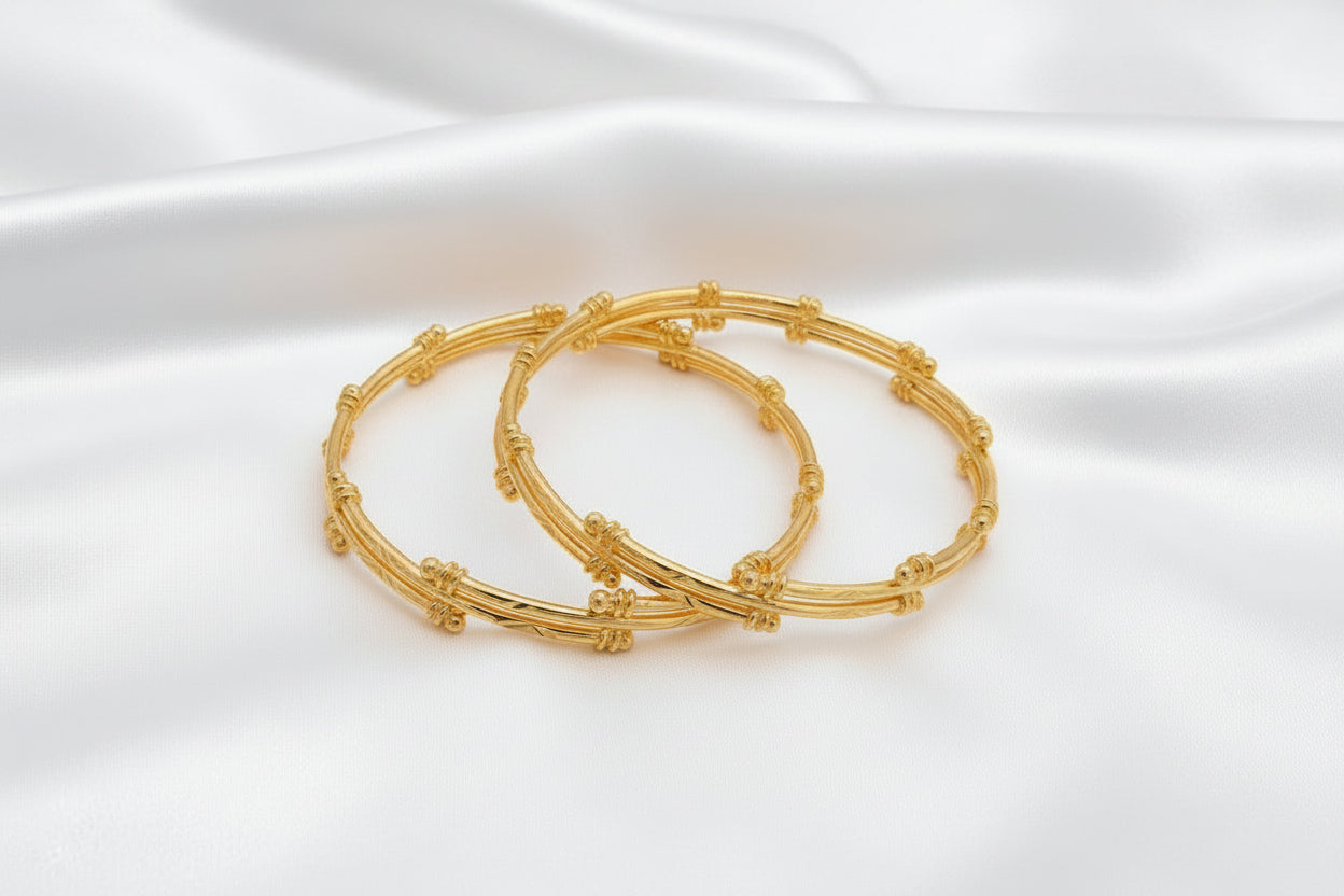 Elegant Gold Finish Designer Bangles | Traditional & Modern Women’s Jewellery