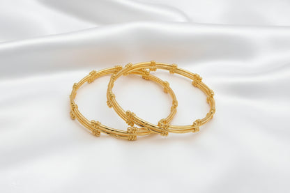 Elegant Gold Finish Designer Bangles | Traditional & Modern Women’s Jewellery