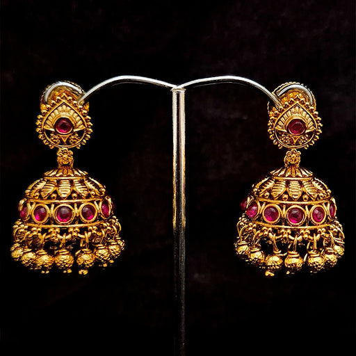 Antique Jhumukas EAR-AQ-KP-027