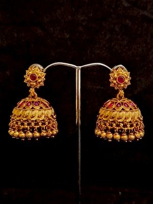 Antique Jhumukas EAR-AQ-KP-011