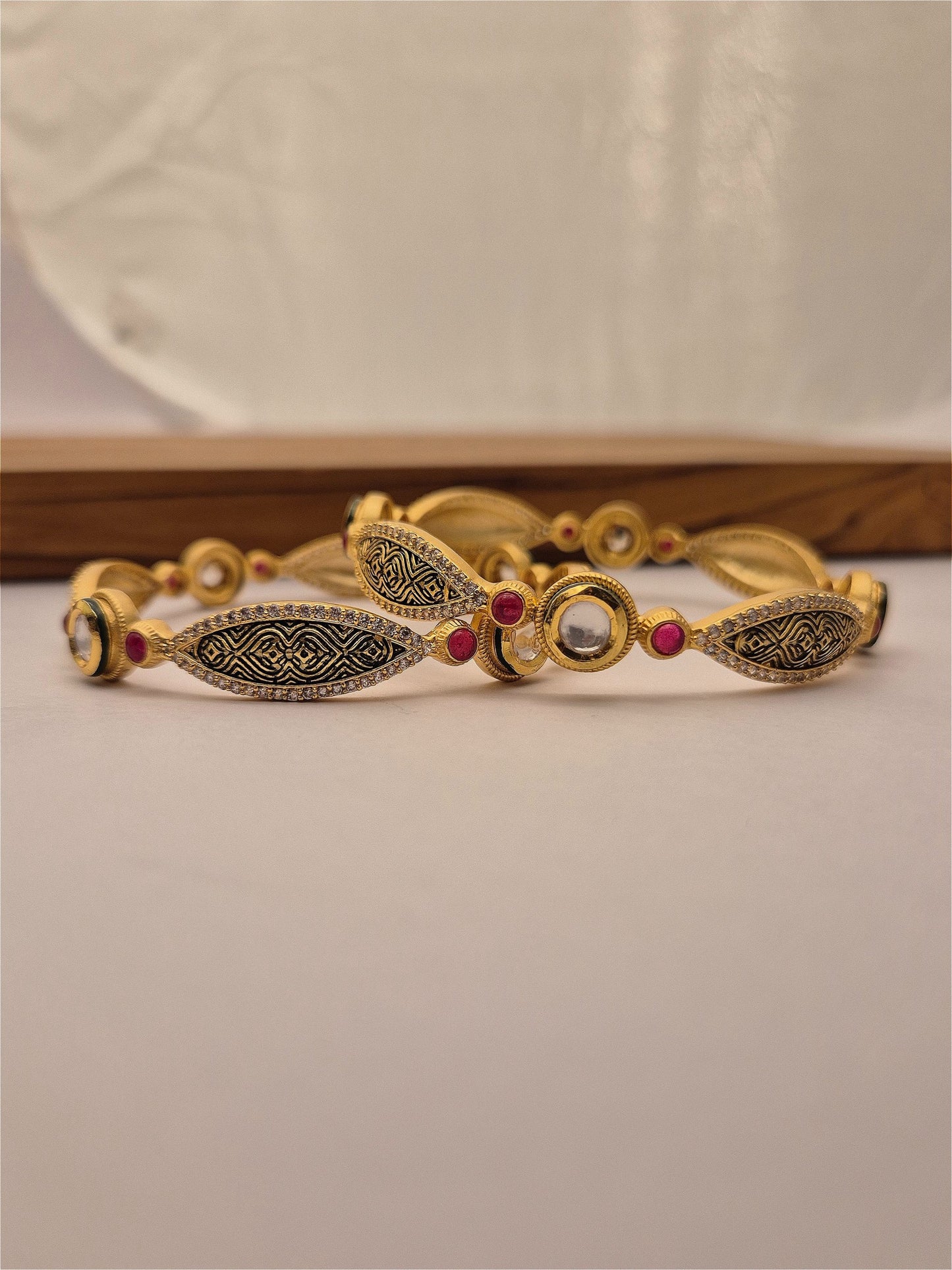Kundan Bangles