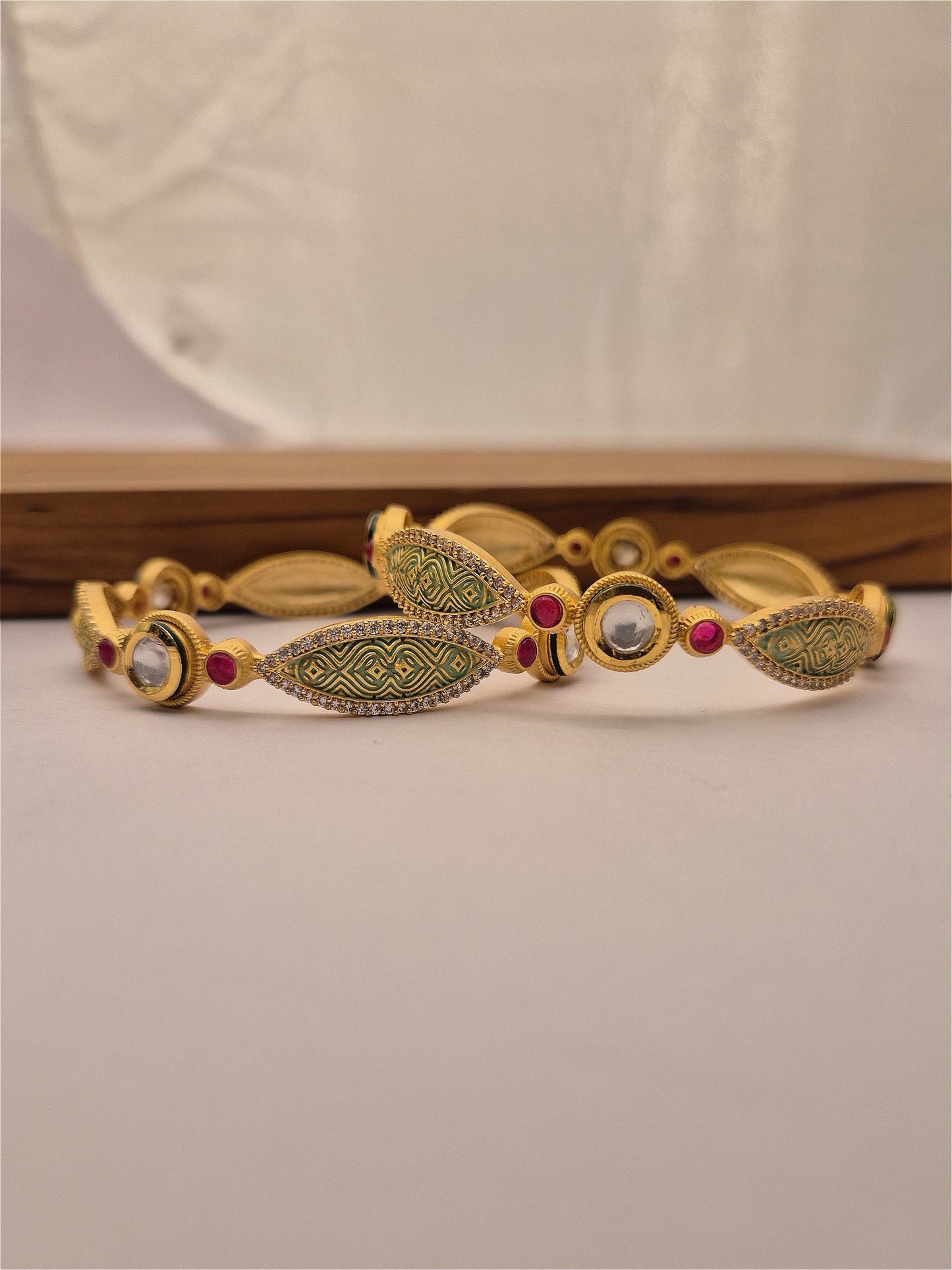 Kundan Bangles