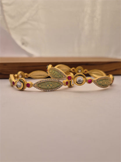 Kundan Bangles