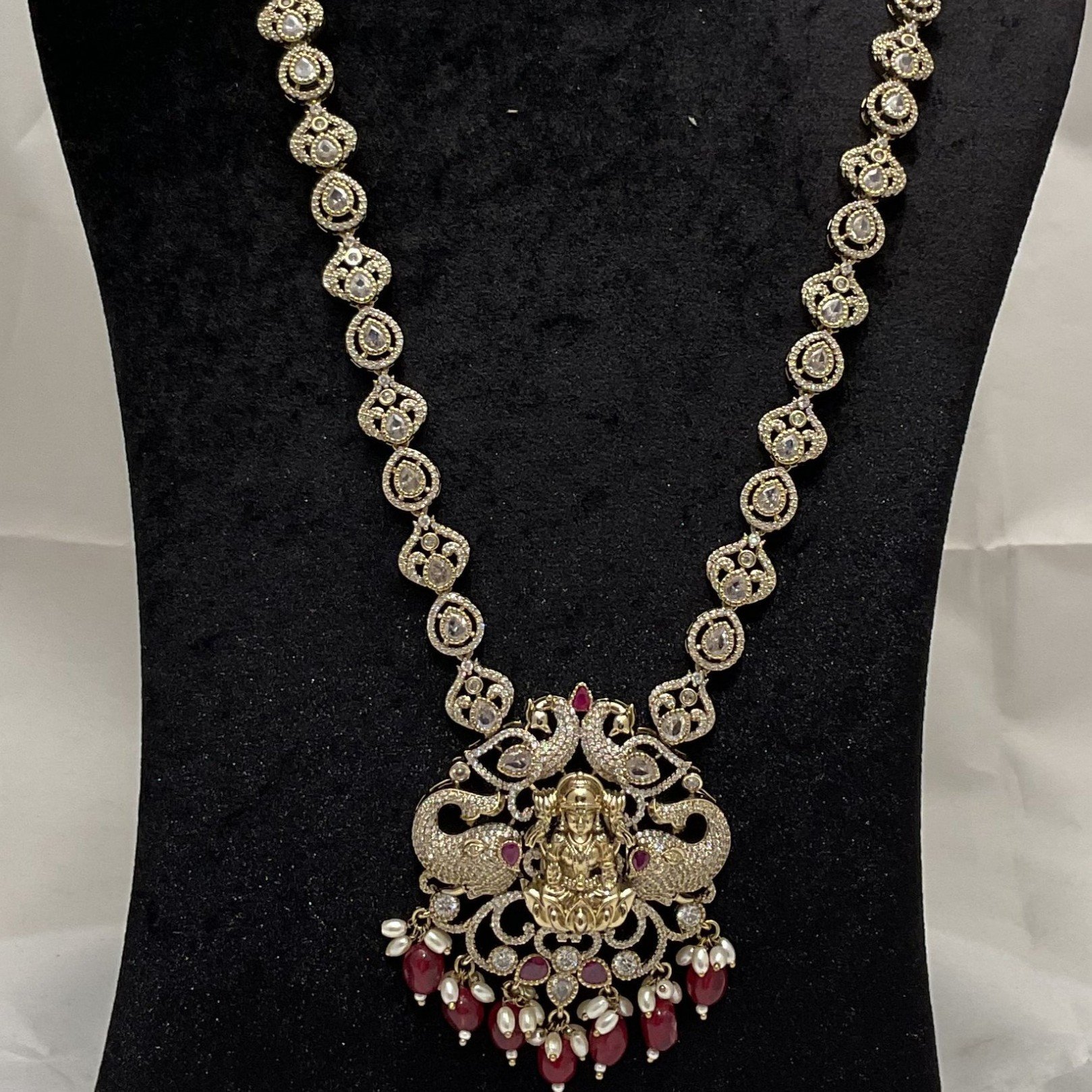 Kundan long necklace 