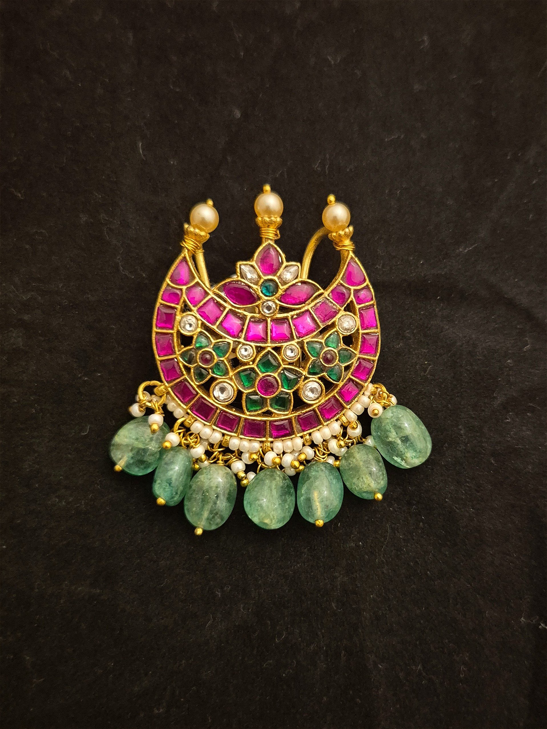 Jadau Hair Brooch JHB-JD-001