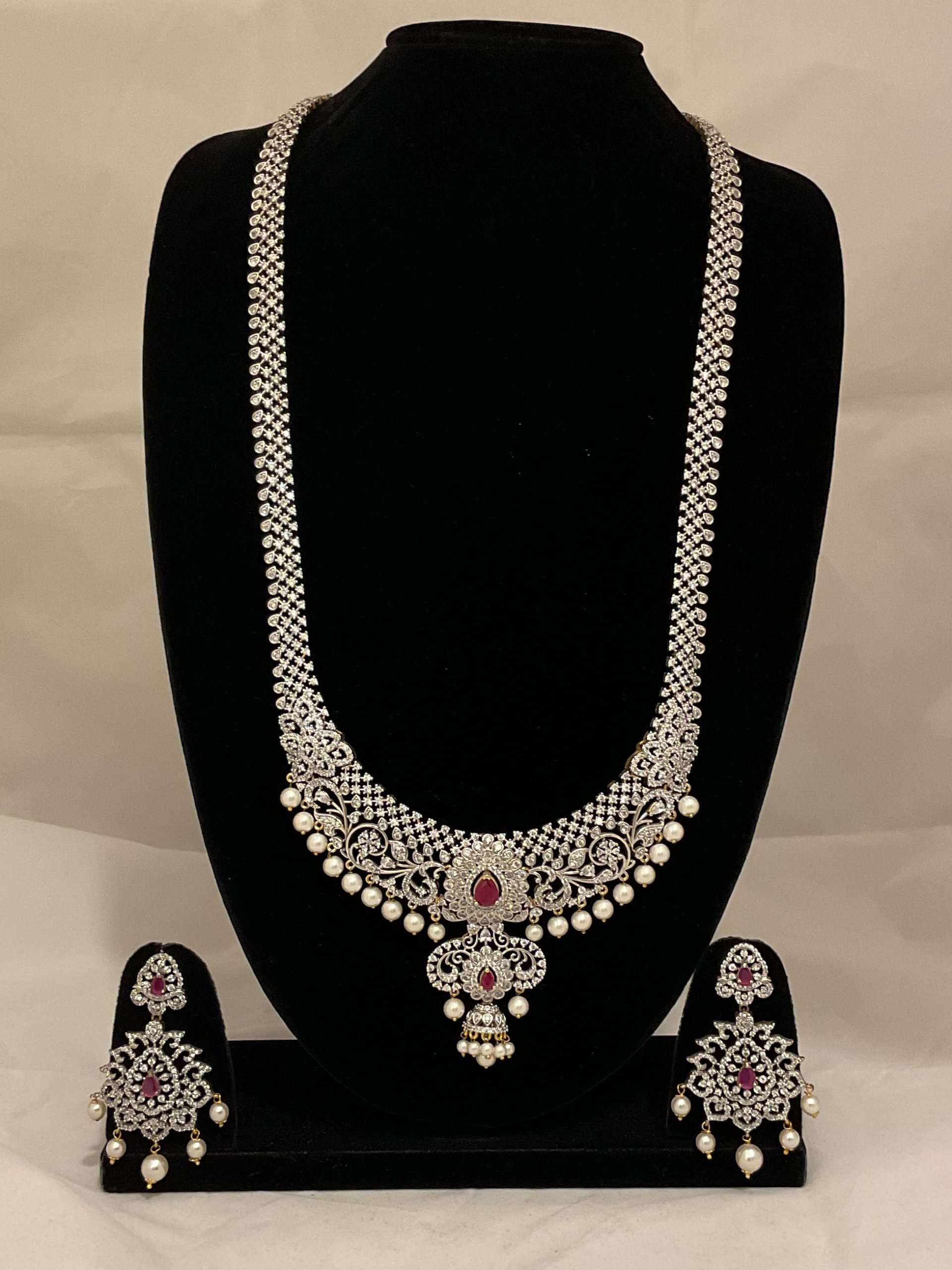 Stone Long Necklace NCL-RO-ZC-008