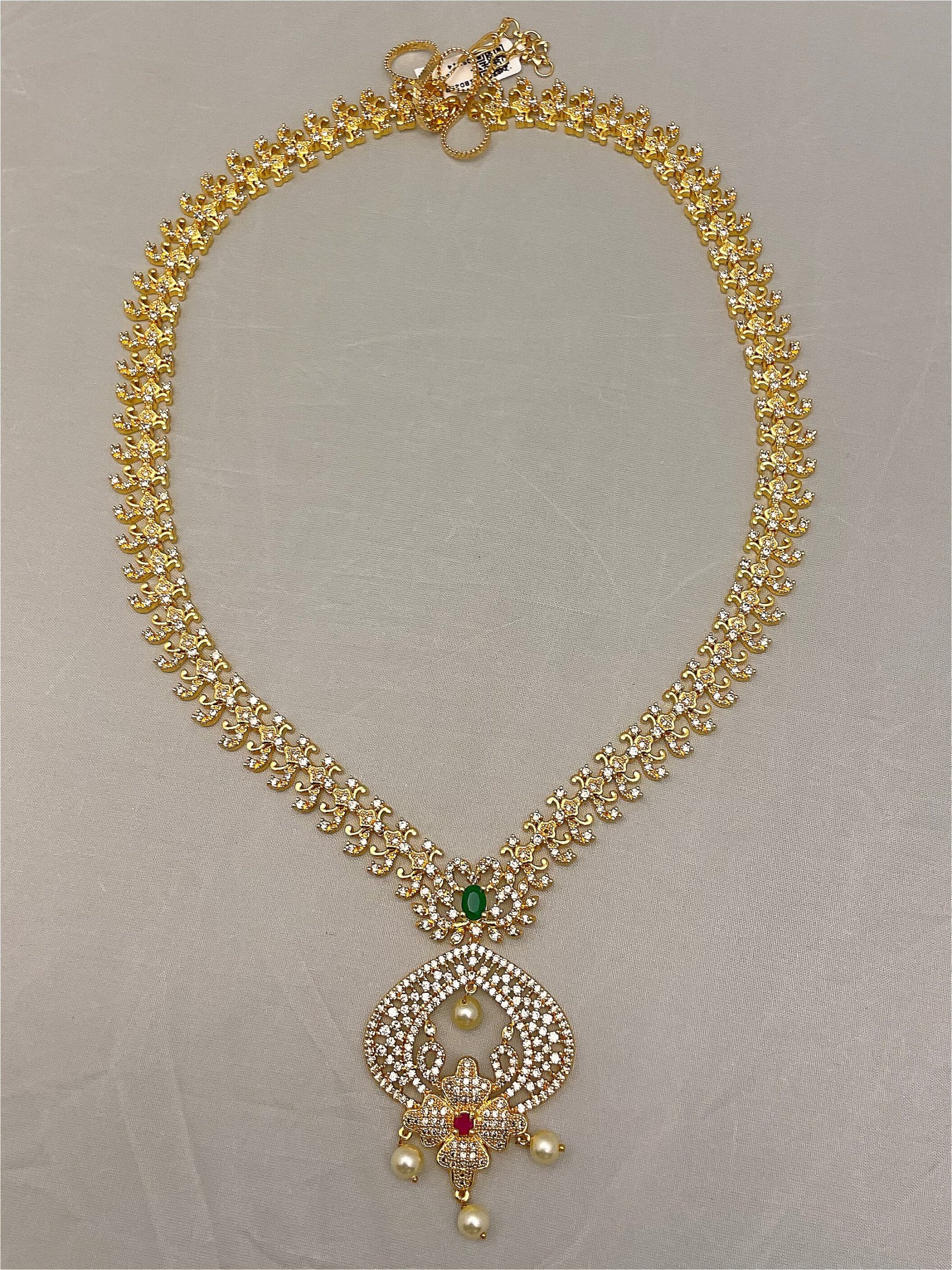 Stone Long Necklace NCL-GP-ST-007