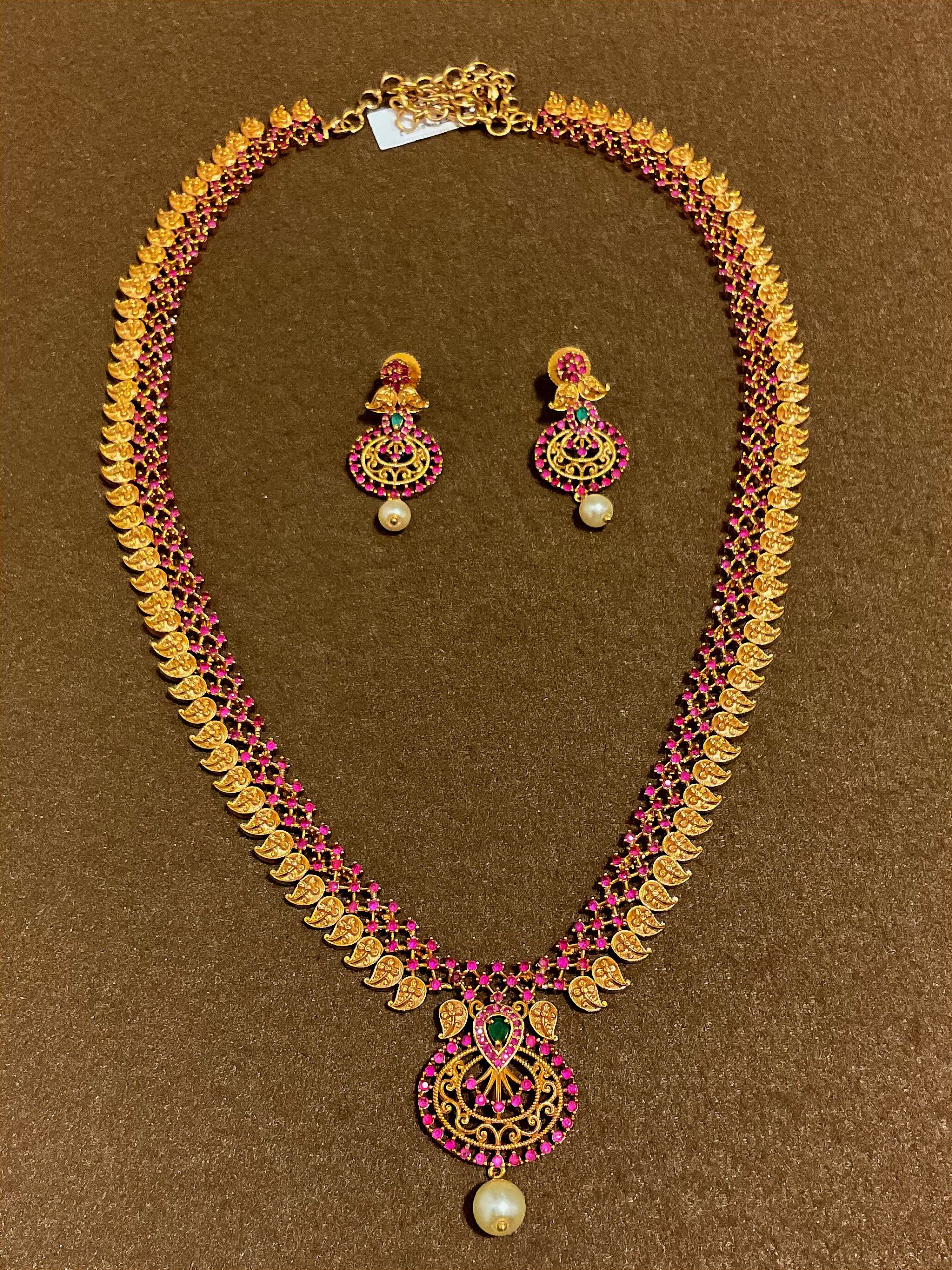 Matte Long Necklace NCL-MT-KP-017