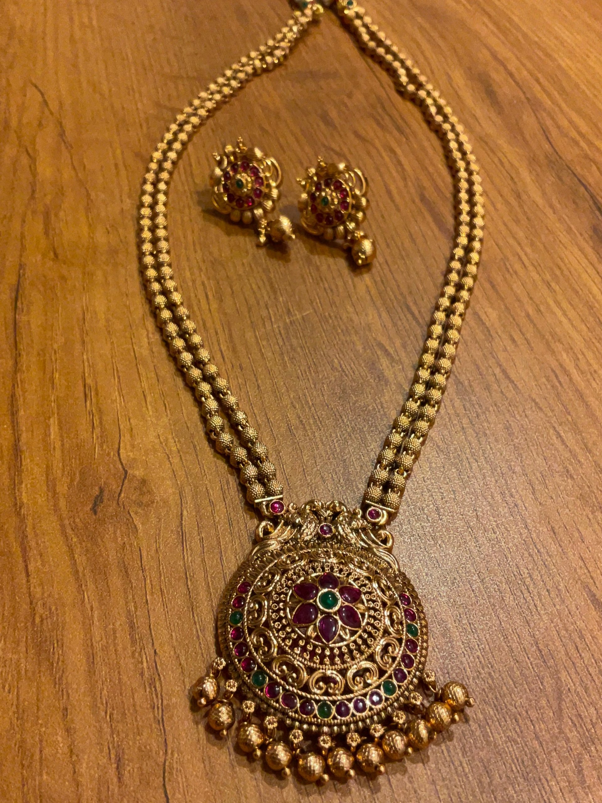 Antique Long Necklace NCL-AQ-KP-018