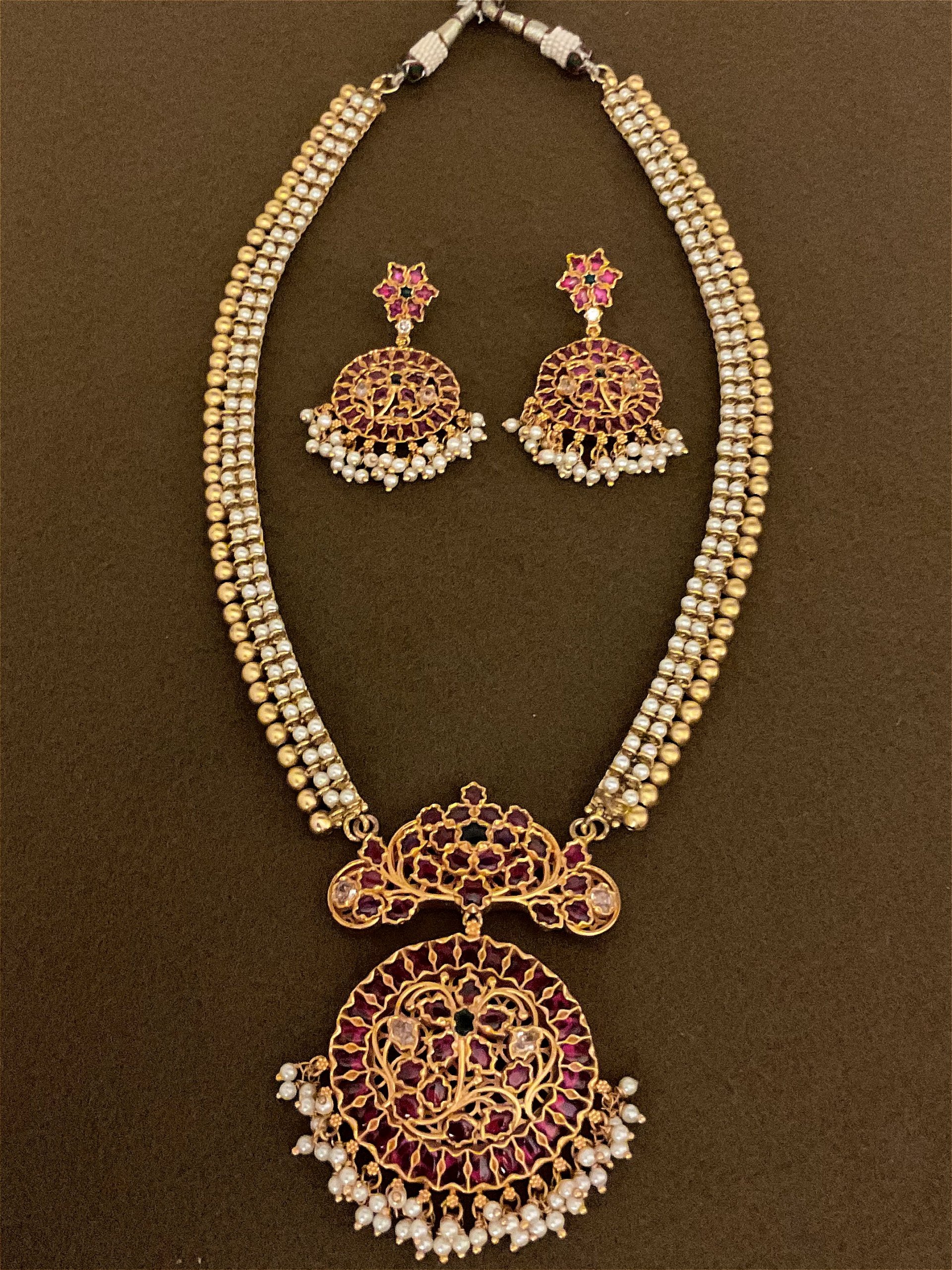Matte Long Necklace NCL-MT-KP-018