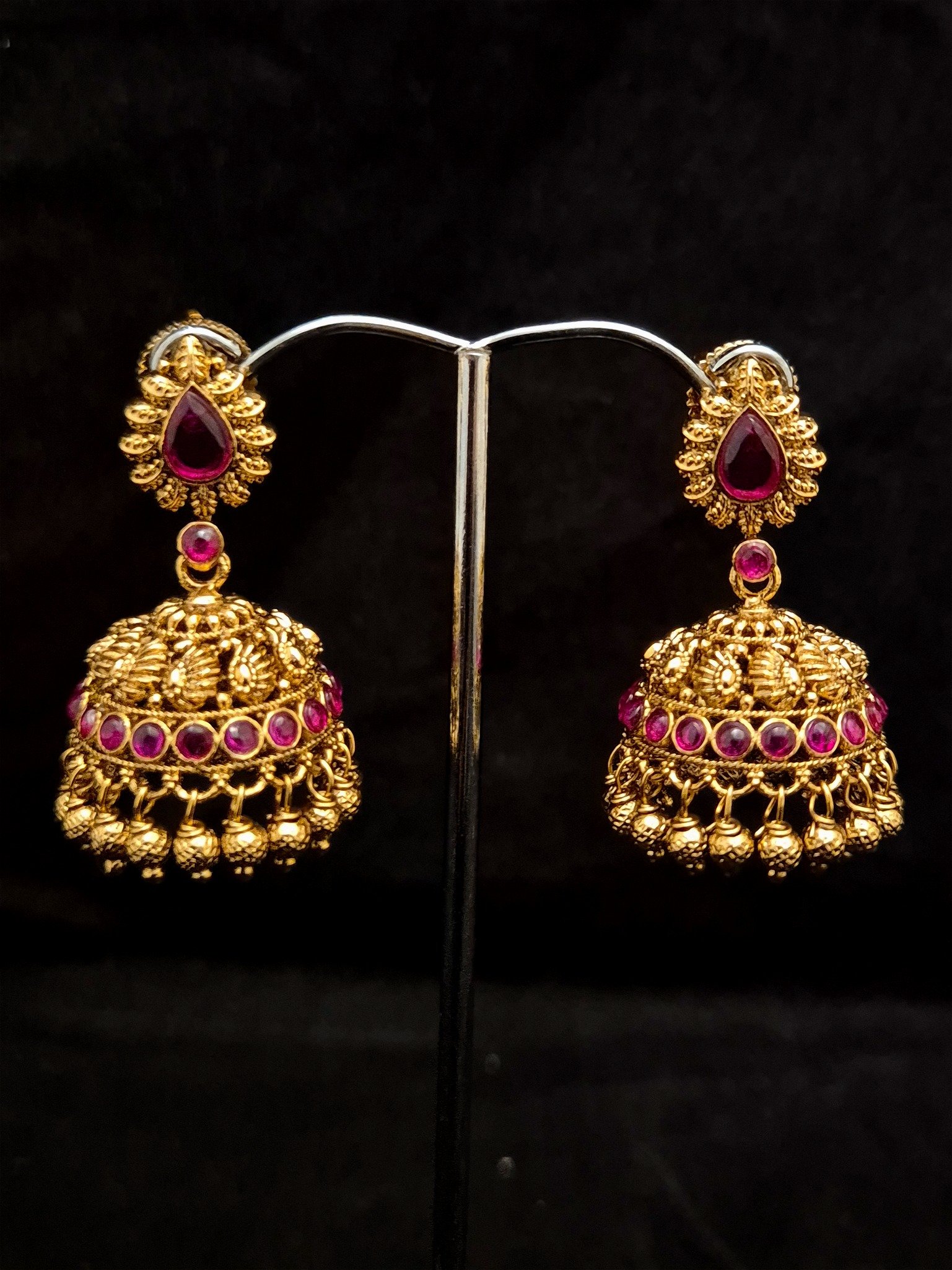 Antique Jhumukas EAR-AQ-KP-022