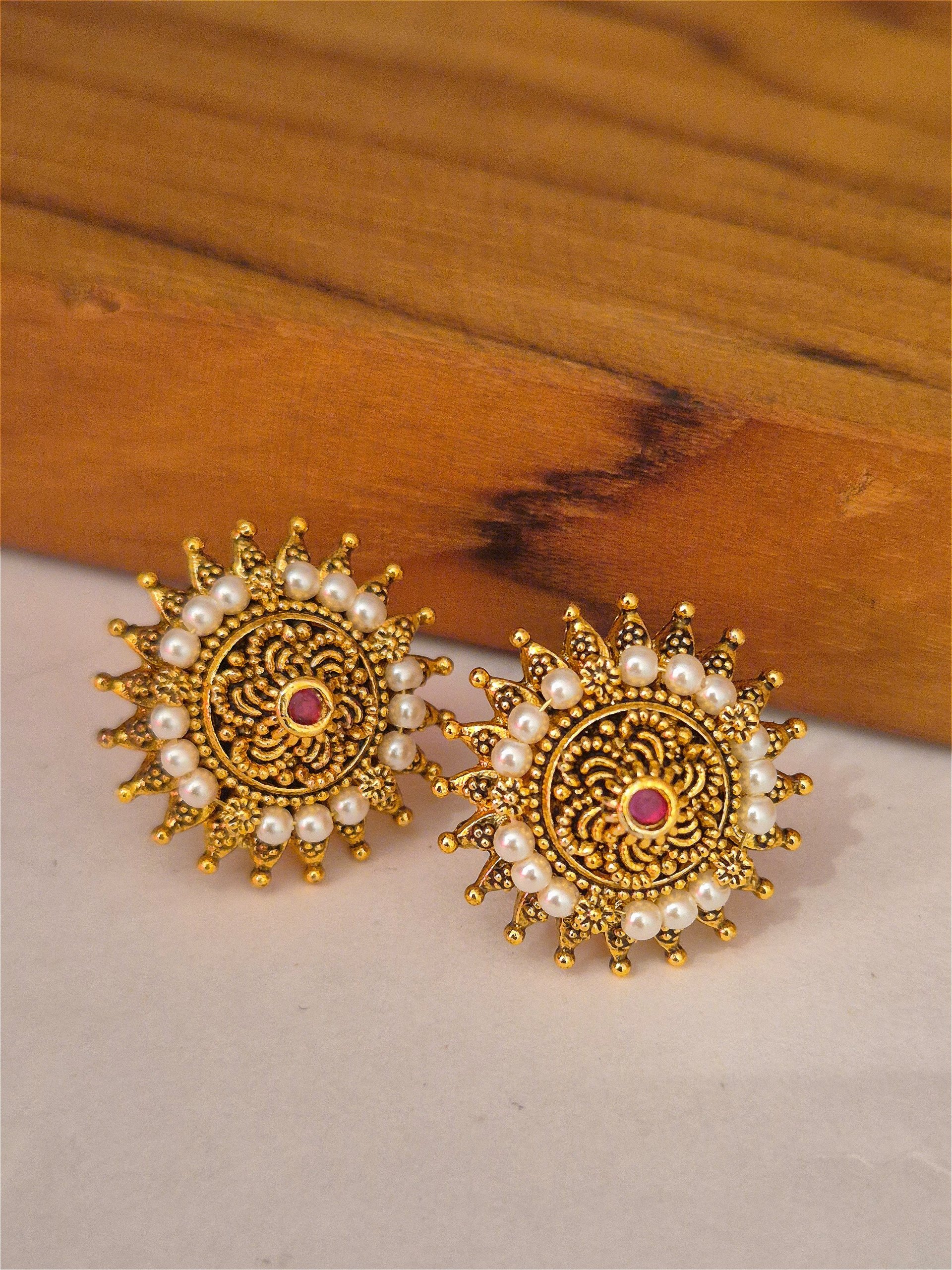 Silver Earring SRE-GP-048