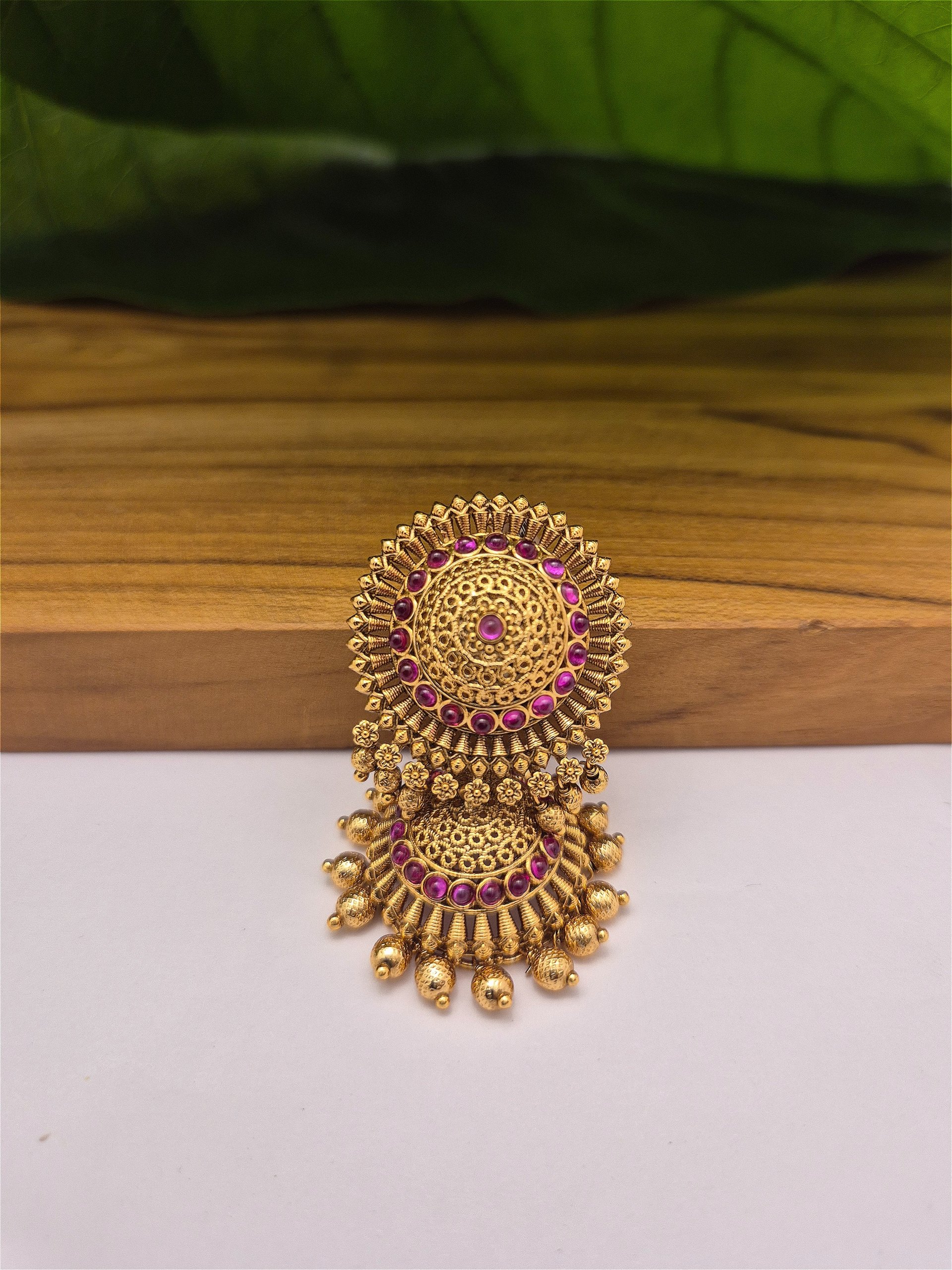 Antique Hair Brooch AHB-AQ-013