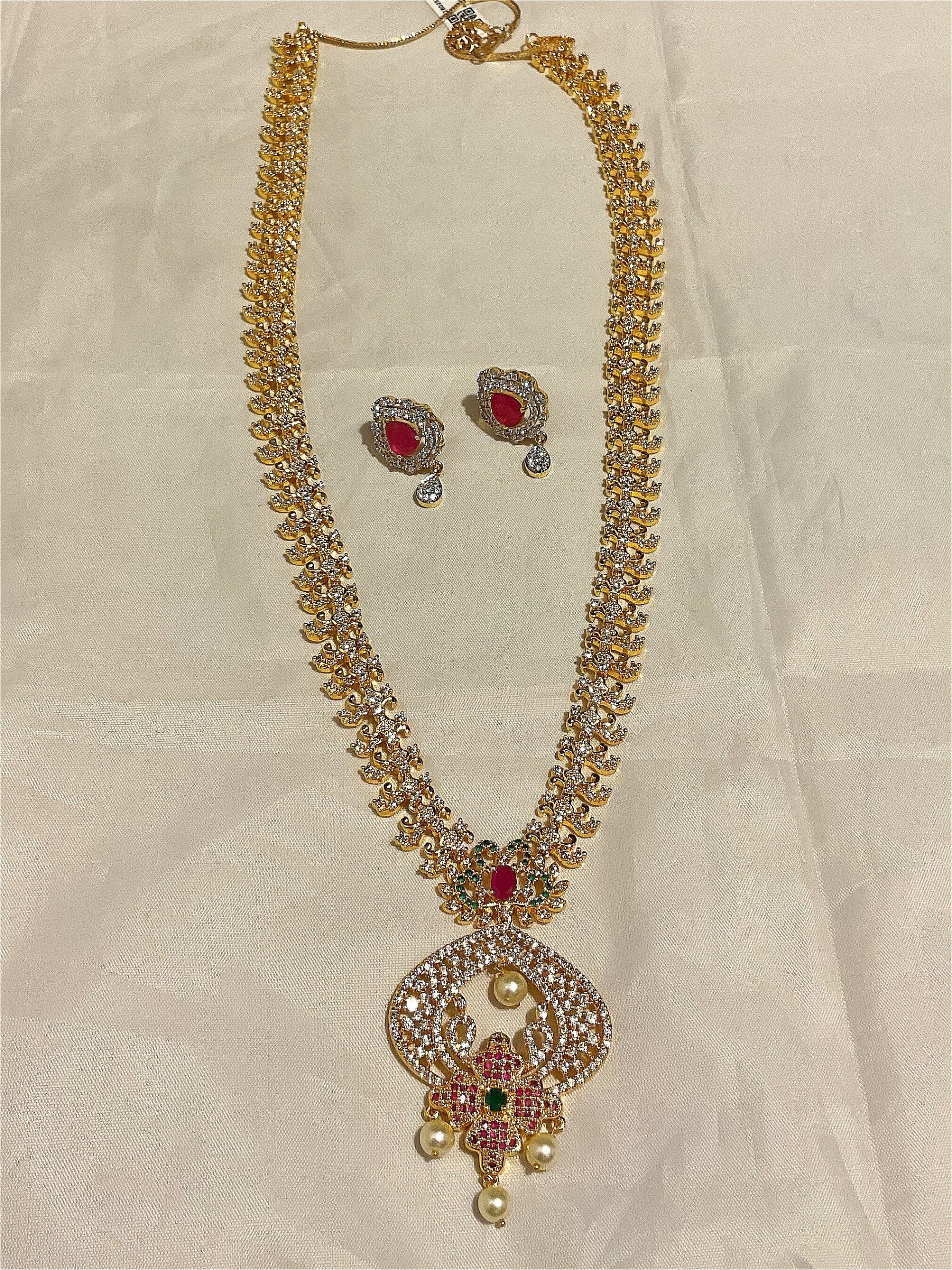 Stone Long Necklace NCL-GP-ST-005