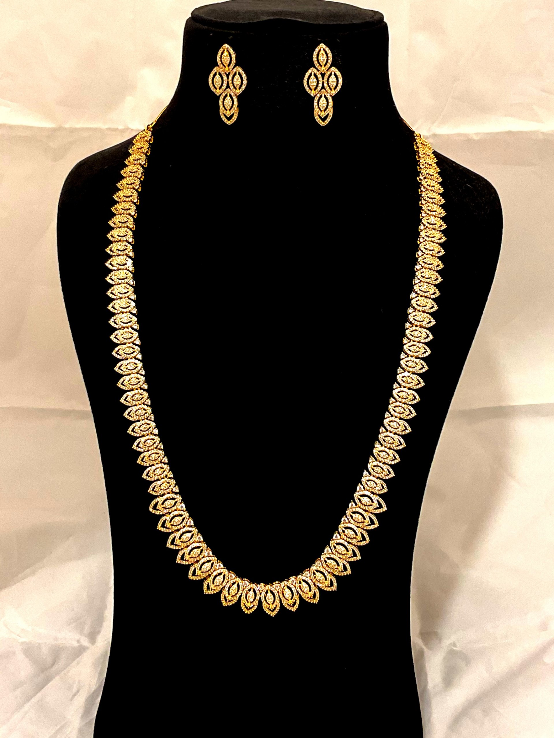 Zircon Long Necklace NCL-GP-ZC-006