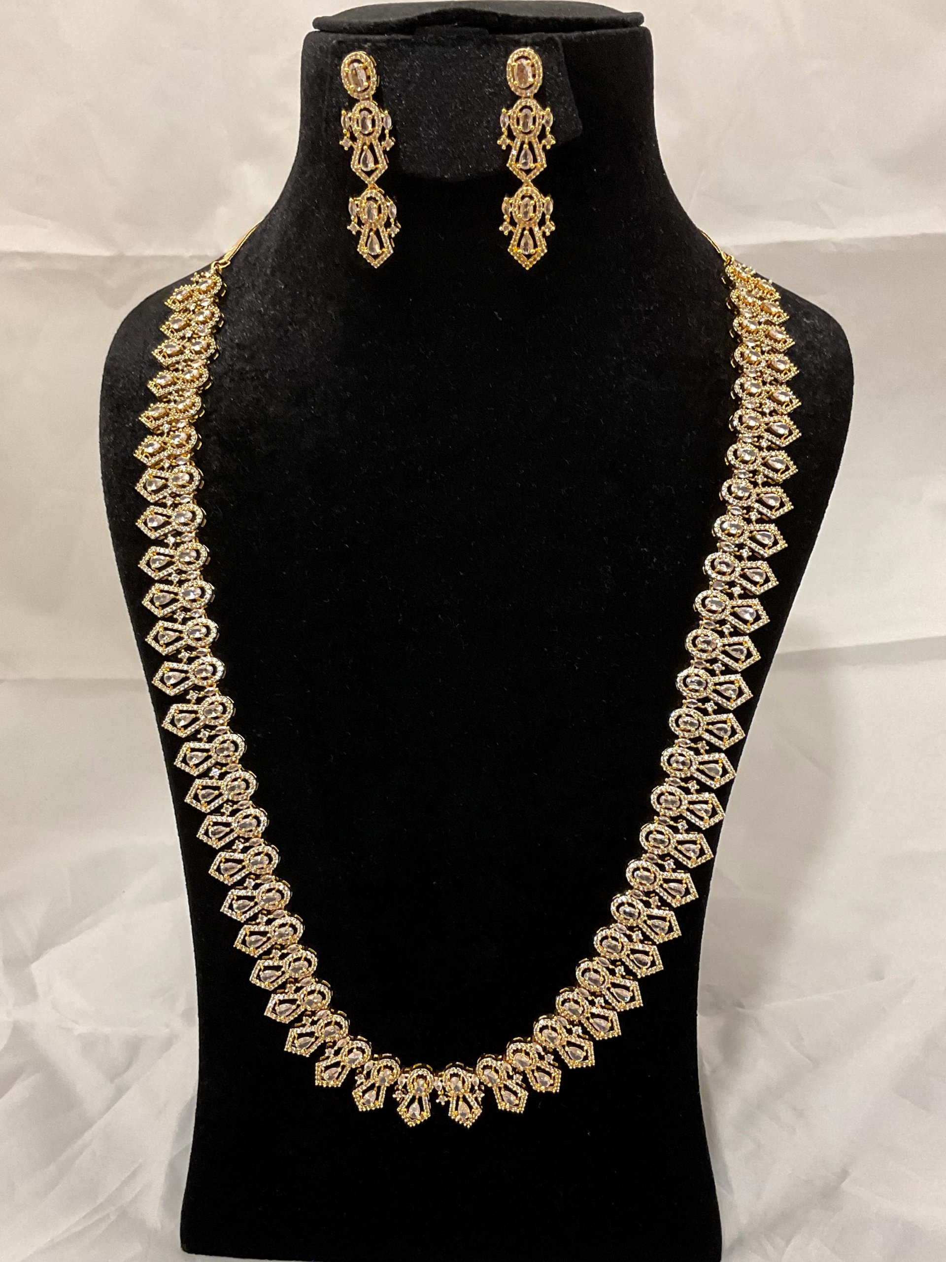 Zircon Long Necklace NCL-GP-ZC-007