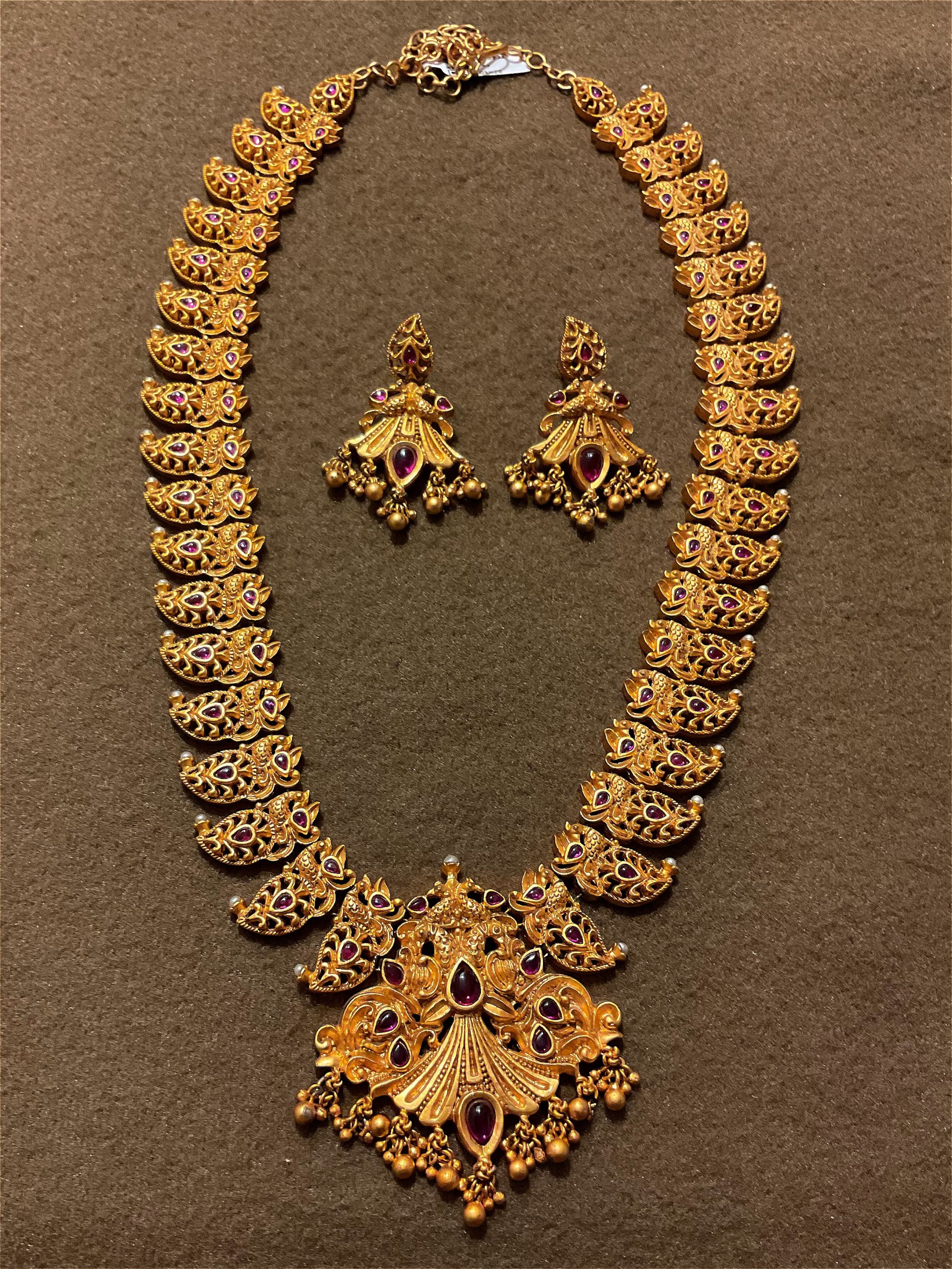 Matte Long Necklace NCL-MT-KP-020