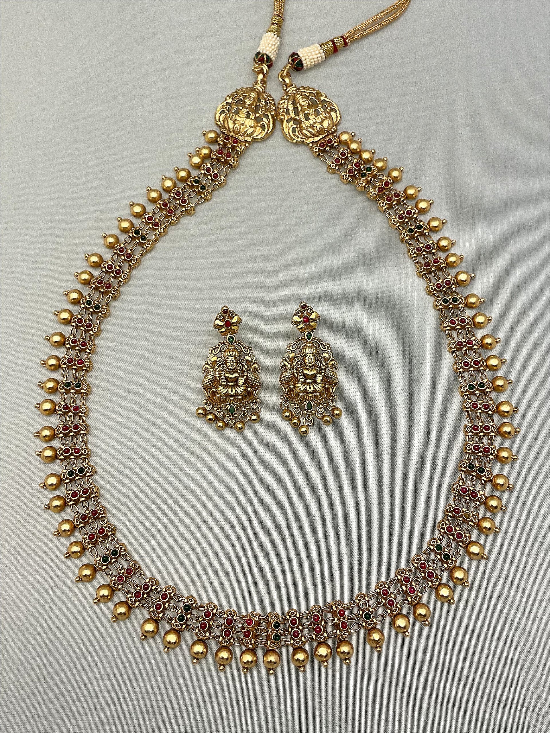 Matte Long Necklace NCL-AQ-KP-009