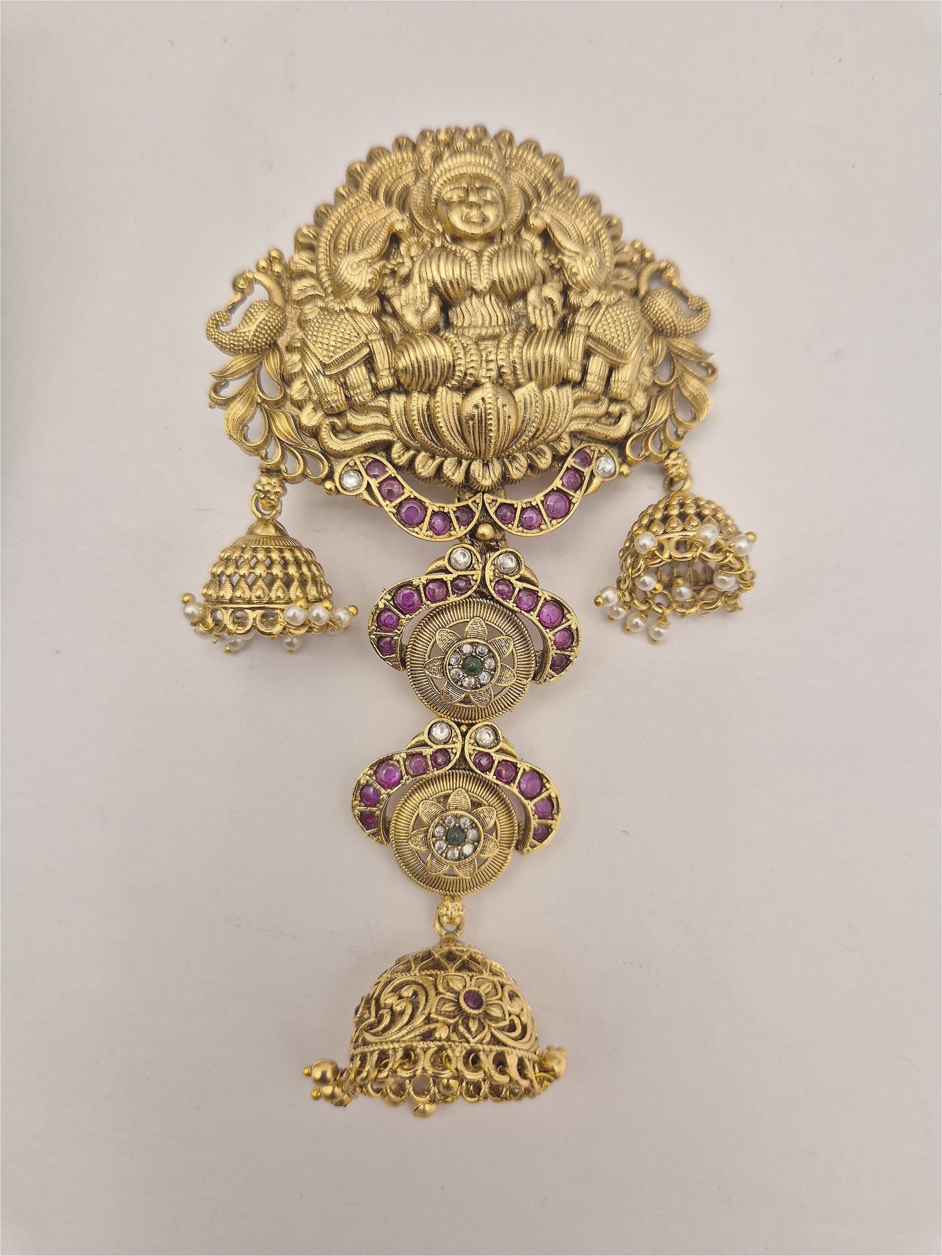 Antique Hair Brooch AHB-AQ-022