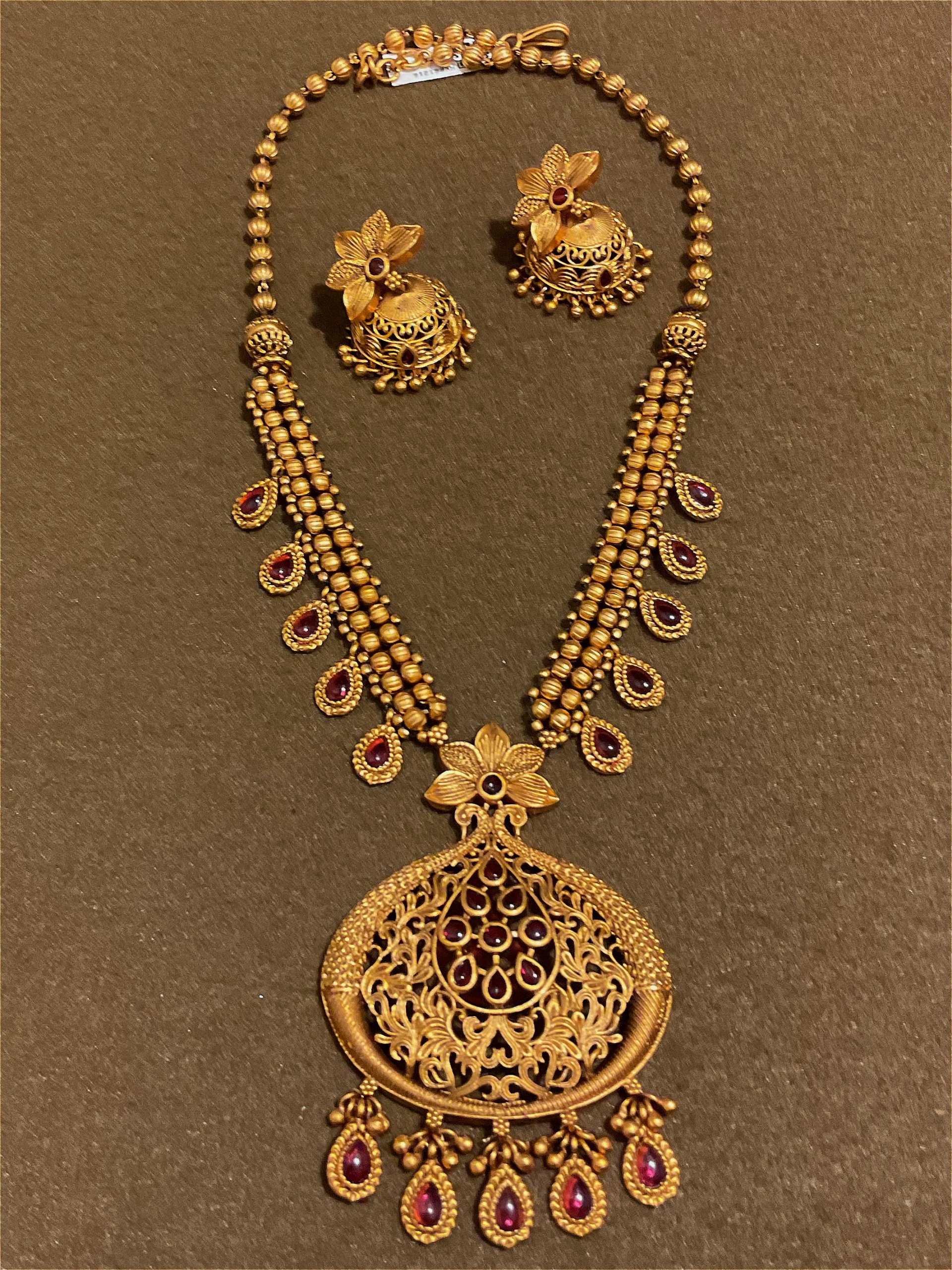 Matte Long Necklace NCL-MT-KP-016