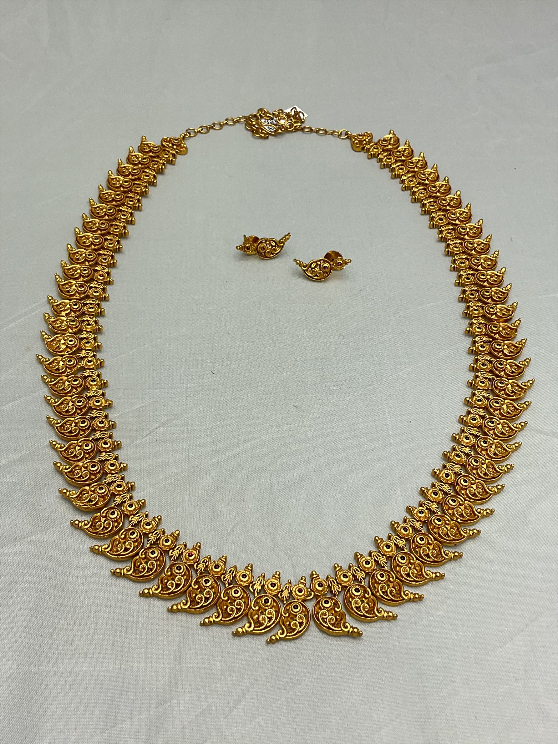 Matte Long Necklace NCL-AQ-KP-005