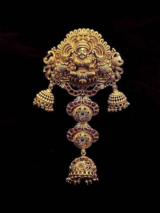 Antique Hair Brooch AHB-AQ-008